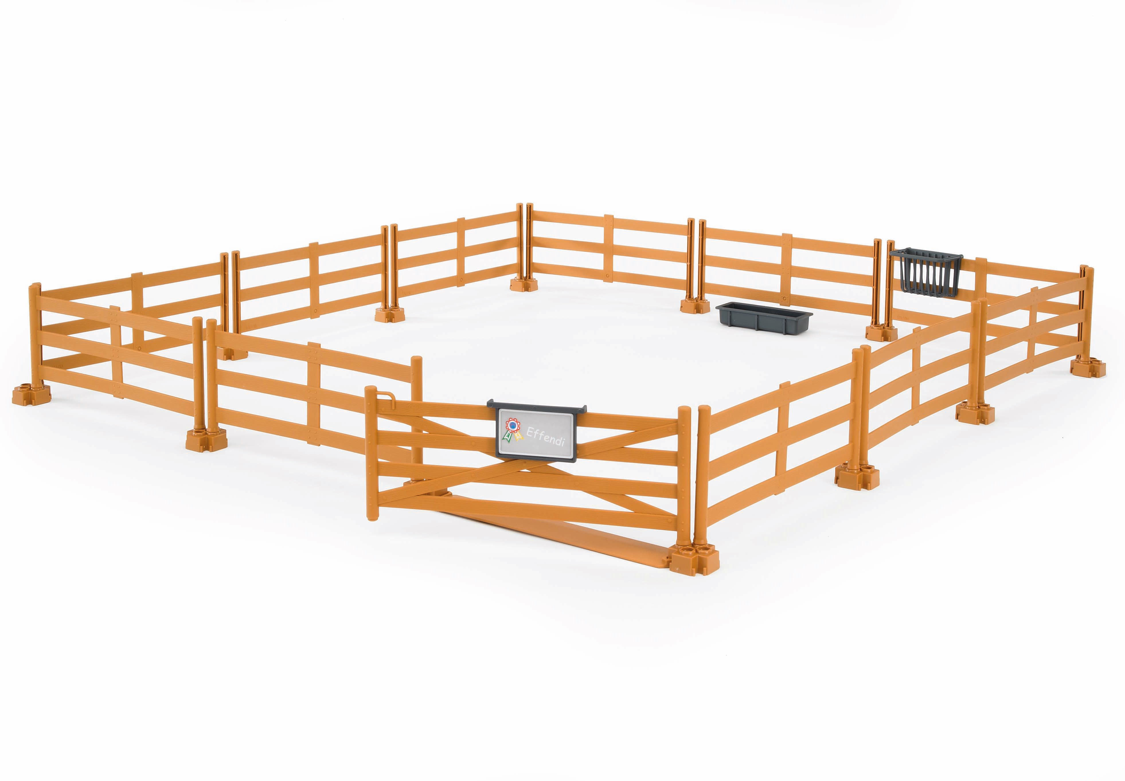 Bruder 62612 - Accessoires : râtelier à foin avec clôtures et mangeoire - La Poste Bruder 62612 - Accessoires : râtelier à foin avec clôtures et mangeoire - La Poste