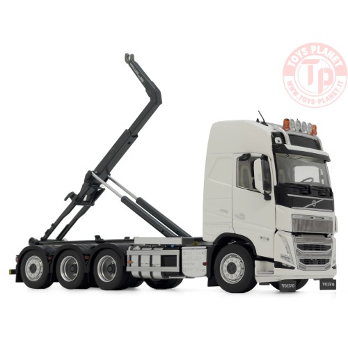Volvo FH5 truck with Meiller hooklift clear white MARGE MODELS 2235-01 MARGE MODELS