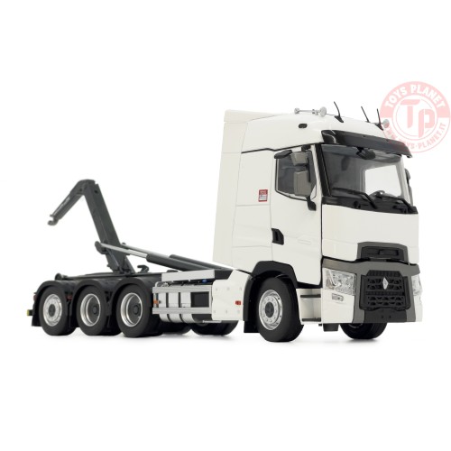 Renault truck with Meiller hooklift, white MARGE MODELS 2237-01 MARGE MODELS