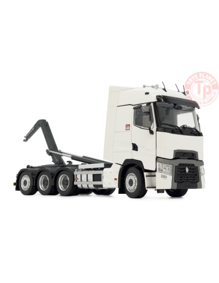 Renault truck with Meiller hooklift, white MARGE MODELS 2237-01 MARGE MODELS