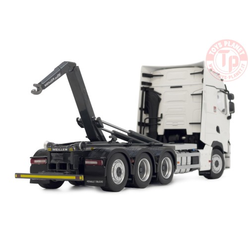 Renault truck with Meiller hooklift, white MARGE MODELS 2237-01 MARGE MODELS