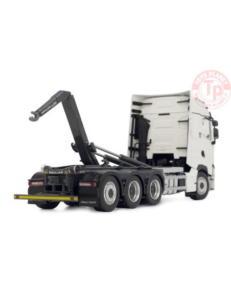 Renault truck with Meiller hooklift, white MARGE MODELS 2237-01 MARGE MODELS
