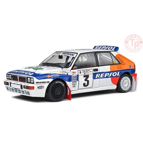 LANCIA DELTA HF INTEGRALE N.3 ACROPOLIS RALLY 1993 SAINZ/MOYA 1:18 SL1807802 SOLIDO