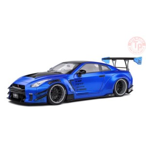 NISSAN GT-R (R35) W/LIBERTY WALK BODY KIT 2.0 2020 MET.BLUE 1:18 SL1805801 SOLIDO