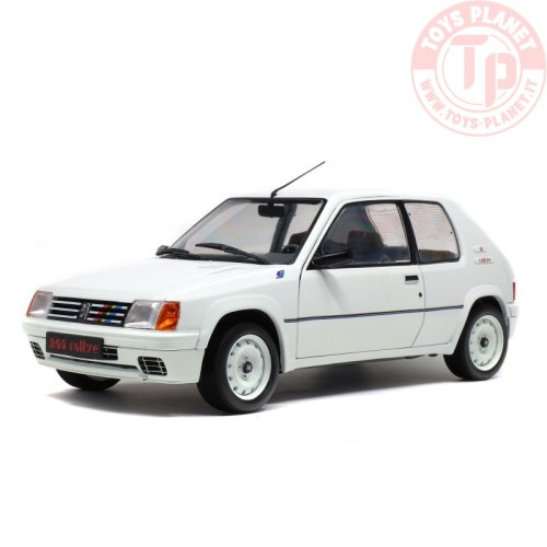PEUGEOT 205 1.3 RALLY 1988 WHITE 1:18 SL1801701 SOLIDO
