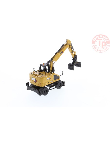 CAT M318 Escavatore Gommato DIECAST MASTERS 85956 DIECAST MASTERS