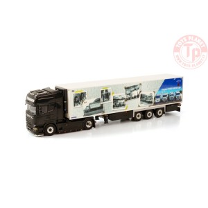 SCANIA R STREAMLINE TOPLINE 4X2 REEFER TRAILER - 3 AXLE BAJARD ET FILS WSI 01-3830 WSI MODELS