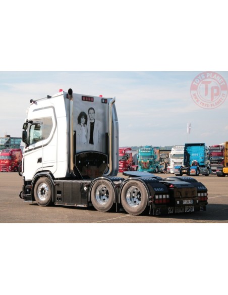 SCANIA S HIGHLINE CS20H 6X2 TAG AXLE REEFER TRAILER - 3 AXLE - TF 17 WSI 01-3743 WSI MODELS SCANIA S HIGHLINE CS20H 6X2 TAG AXLE REEFER TRAILER - 3 AXLE - TF 17 WSI 01-3743 WSI MODELS