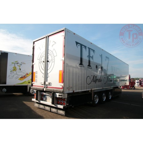 SCANIA S HIGHLINE CS20H 6X2 TAG AXLE REEFER TRAILER - 3 AXLE - TF 17 WSI 01-3743 WSI MODELS