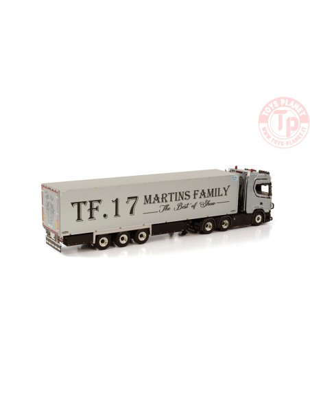 SCANIA S HIGHLINE CS20H 6X2 TAG AXLE REEFER TRAILER - 3 AXLE - TF 17 WSI 01-3743 WSI MODELS SCANIA S HIGHLINE CS20H 6X2 TAG AXLE REEFER TRAILER - 3 AXLE - TF 17 WSI 01-3743 WSI MODELS