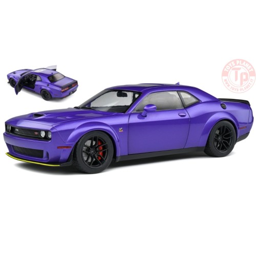 DODGE CHALLENGER R/T SCAT PACK WIDEBODY 2020 PLUM CRAZY 1:18 SL1805705 SOLIDO