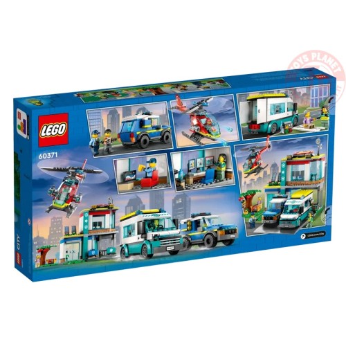 Quartier generale veicoli d’emergenza LEGO CITY 60371 LEGO