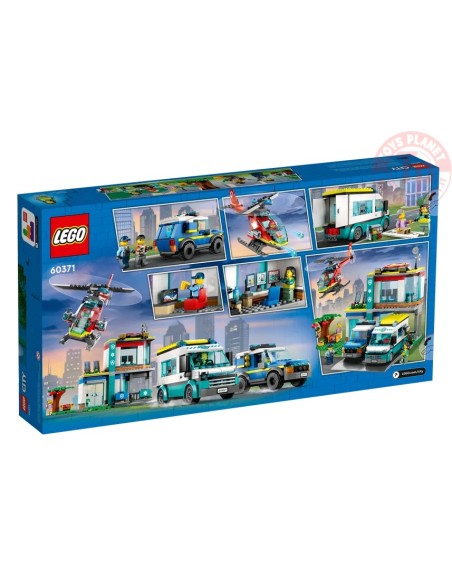 Quartier generale veicoli d’emergenza LEGO CITY 60371 LEGO Quartier generale veicoli d’emergenza LEGO CITY 60371 LEGO