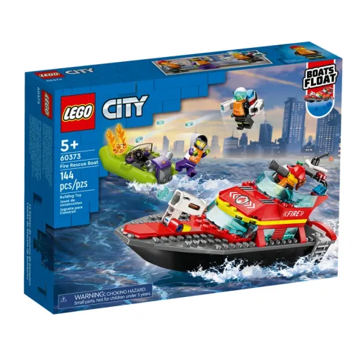 Barca di soccorso antincendio LEGO CITY 60373 LEGO