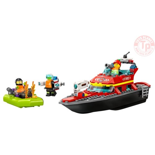 Barca di soccorso antincendio LEGO CITY 60373 LEGO