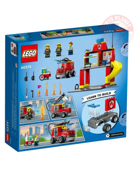 Caserma dei pompieri e autopompa LEGO CITY 60375 LEGO