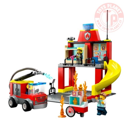 Caserma dei pompieri e autopompa LEGO CITY 60375 LEGO