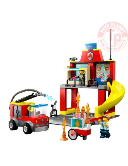 Caserma dei pompieri e autopompa LEGO CITY 60375 LEGO