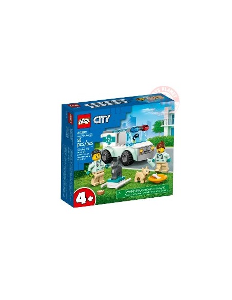 Furgoncino di soccorso del veterinario LEGO CITY 60382 LEGO