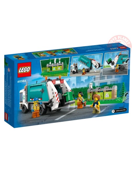 Camion per il riciclaggio dei rifiuti LEGO CITY 60386 LEGO Camion per il riciclaggio dei rifiuti LEGO CITY 60386 LEGO