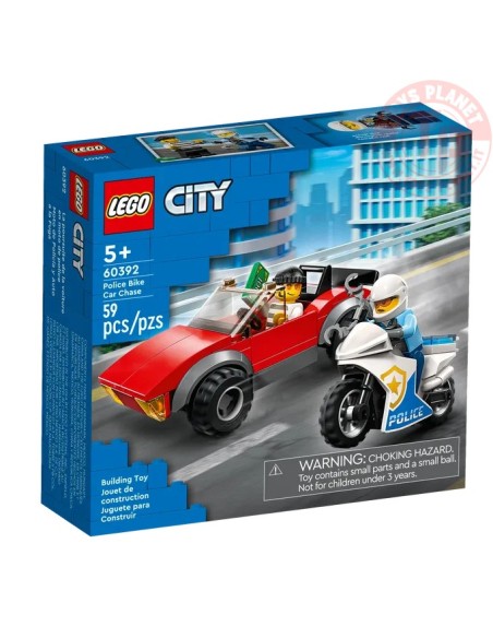 Inseguimento sulla moto della polizia LEGO CITY 60392 LEGO