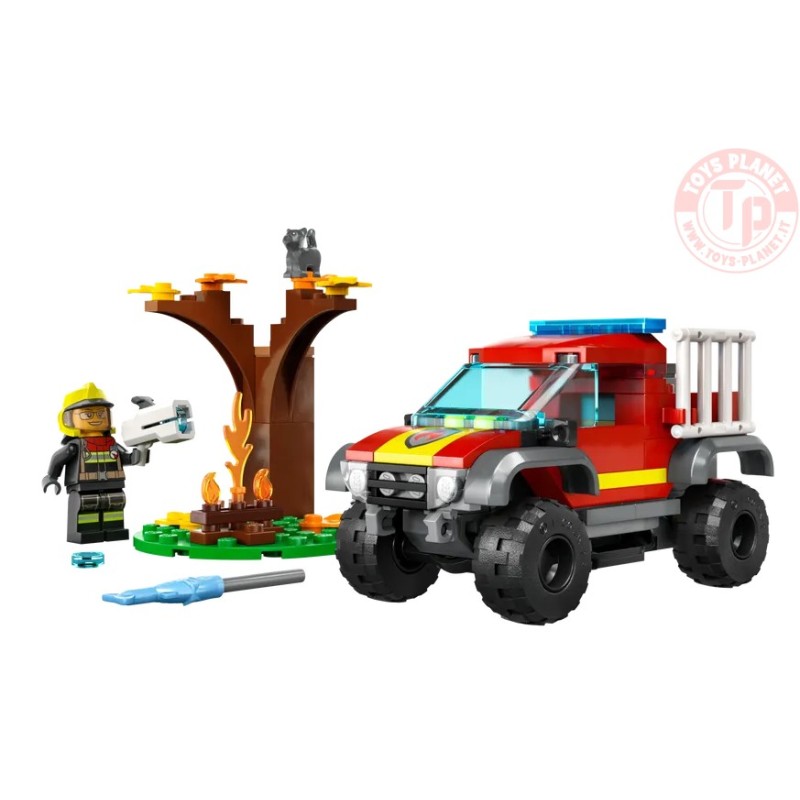 LEGO CITY 60393 Soccorso sul fuoristrada dei pompieri LEGO - Main Image