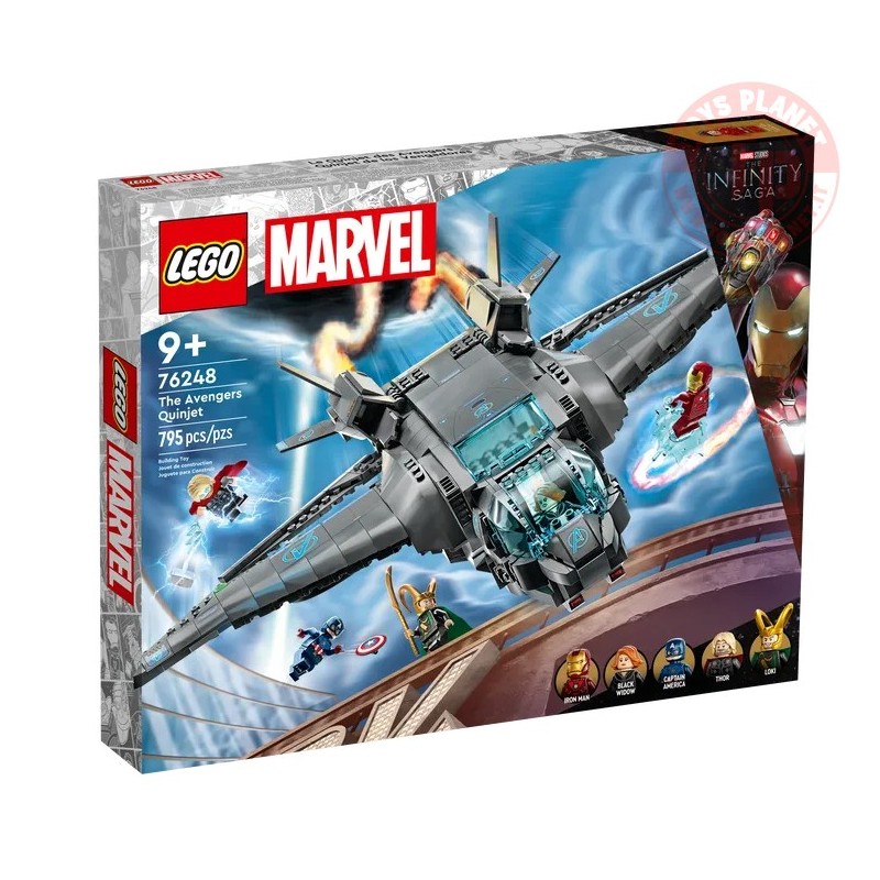 LEGO MARVEL 76248 Il Quinjet degli Avengers LEGO