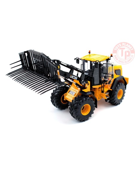 JCB 435S Agri wheel loader with grass fork AT3200180 AT COLLECTIONS