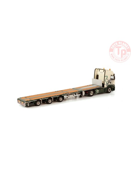 IVECO S-WAY HIGH 4X2 MEGATRAILER FLATBED - 3 AXLE TRANSPORT KTX WSI 01-3831 WSI MODELS IVECO S-WAY HIGH 4X2 MEGATRAILER FLATBED - 3 AXLE TRANSPORT KTX WSI 01-3831 WSI MODELS
