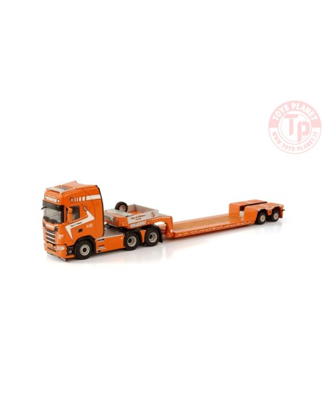 SCANIA S HIGHLINE CS20H 6X2 TAG AXLE LOW LOADER EURO - 2 AXLE - TAGE E.NIELSEN WSI 01-3861 WSI MODELS