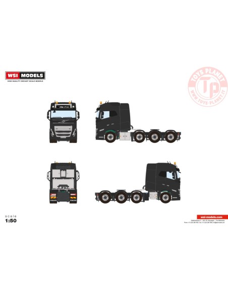 VOLVO FH5 GLOBETROTTER 8X4 PREMIUM LINE WSI 04-2146 WSI MODELS