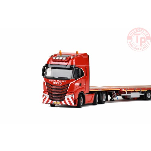 IVECO S-WAY HOGE CABINE 6X2 VOORLOOPAS MEGA 3AS WSI 595.20.27 WSI MODELS