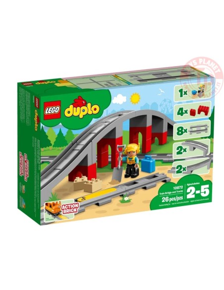 Ponte e binari ferroviari LEGO DUPLO 10872 LEGO