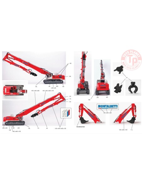 LIEBHERR R960 demolition MONTALBETTI CONRAD 2205/16 CONRAD