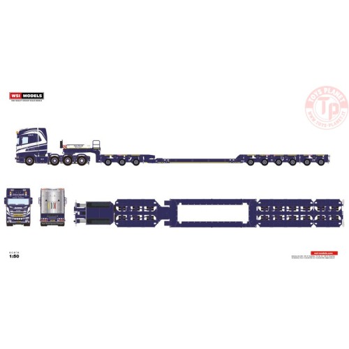 SCANIA S HIGHLINE CS20H 8X4 INTER COMBI SCHEUERLE - ARJEN KANDT WSI 01-3565 WSI MODELS