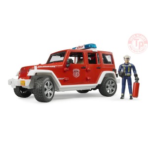 Jeep Wrangler Unlimited Rubicon Pompieri BRUDER 02528 BRUDER