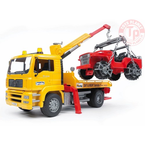 Camion MAN TGA Carroattrezzi BRUDER 02750 BRUDER