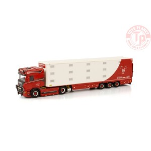 SCANIA STREAMLINE HIGHLINE 4X2 LIVESTOCK TRAILER | ISO TERM - 3 AXLE DE MAERTELAERE WSI 01-3727 WSI MODELS