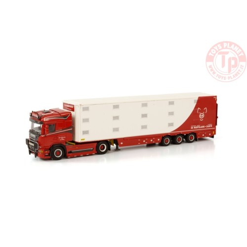 SCANIA STREAMLINE HIGHLINE 4X2 LIVESTOCK TRAILER | ISO TERM - 3 AXLE DE MAERTELAERE WSI 01-3727 WSI MODELS