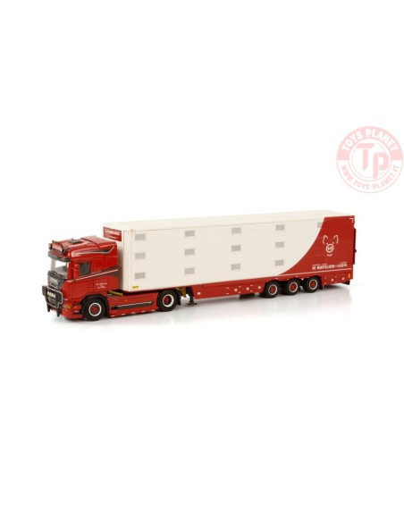 SCANIA STREAMLINE HIGHLINE 4X2 LIVESTOCK TRAILER | ISO TERM - 3 AXLE DE MAERTELAERE WSI 01-3727 WSI MODELS