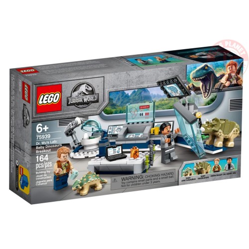 Il laboratorio del Dottor Wu: fuga dei baby dinosauri LEGO 75939 LEGO