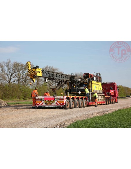 VOLVO FH5 GLOBETROTTER XL 8X4 LOWLOADER - 5 AXLE + DOLLY 3 - AXLE VALLEM WSI 01-3824 WSI MODELS VOLVO FH5 GLOBETROTTER XL 8X4 LOWLOADER - 5 AXLE + DOLLY 3 - AXLE VALLEM WSI 01-3824 WSI MODELS
