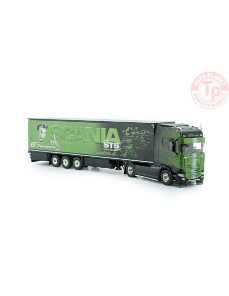 Scania S-serie Highline met koeloplegger GS Transporte TEKNO 73902 TEKNO Scania S-serie Highline met koeloplegger GS Transporte TEKNO 73902 TEKNO