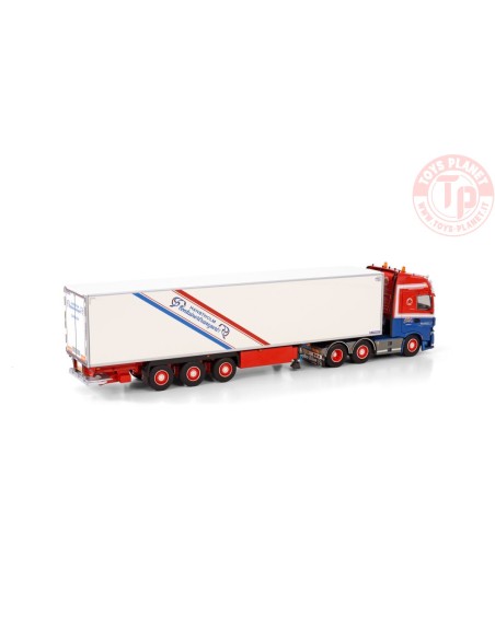 IVECO S-WAY AS HIGH 6X2 TWIN STEER REEFER TRAILER - 3 AXLE HANSTHOLM CONTAINER TRANSPORT WSI 01-3795 WSI MODELS IVECO S-WAY AS HIGH 6X2 TWIN STEER REEFER TRAILER - 3 AXLE HANSTHOLM CONTAINER TRANSPORT WSI 01-3795 WSI MODELS