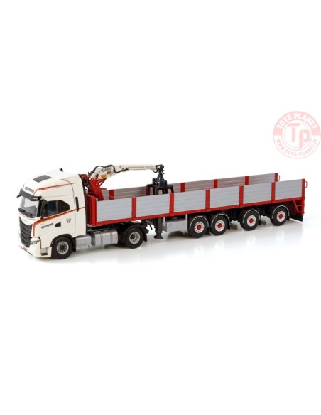 IVECO S-WAY AS HIGH 4X2 BRICK TRAILER - 3 AXLE SEVRIENS WSI 01-3519 WSI MODELS