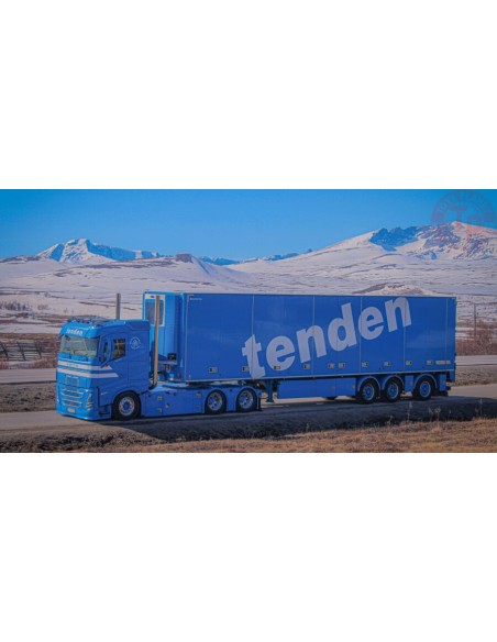 VOLVO FH5 SLEEPERCAB 6X4 REEFER TRAILER - 3 AXLE - TENDEN WSI 01-3846 WSI MODELS VOLVO FH5 SLEEPERCAB 6X4 REEFER TRAILER - 3 AXLE - TENDEN WSI 01-3846 WSI MODELS