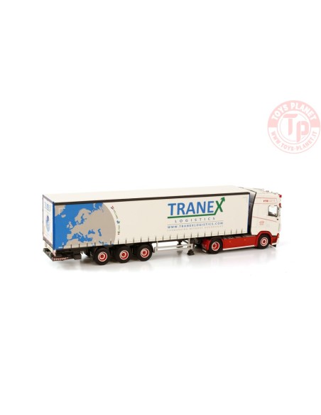 SCANIA S HIGHLINE CS20H 4X2 CURTAINSIDE TRAILER - 3 AXLE Tranex WSI 01-3856 WSI MODELS SCANIA S HIGHLINE CS20H 4X2 CURTAINSIDE TRAILER - 3 AXLE Tranex WSI 01-3856 WSI MODELS