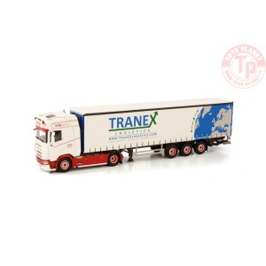 SCANIA S HIGHLINE CS20H 4X2 CURTAINSIDE TRAILER - 3 AXLE Tranex WSI 01-3856 WSI MODELS