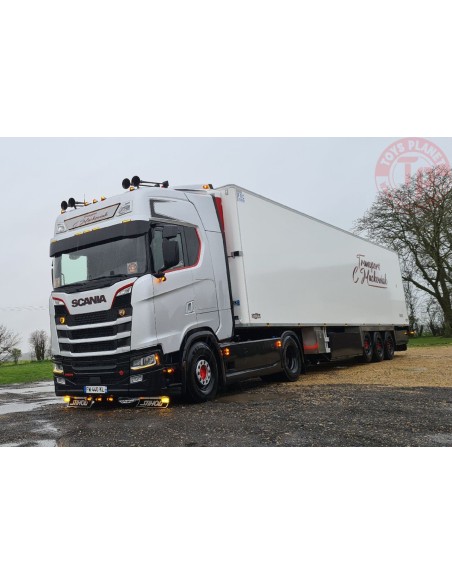 SCANIA S HIGHLINE CS20H 4X2 REEFER TRAILER - 3 AXLE - Mackowiak WSI 01-3504 WSI MODELS SCANIA S HIGHLINE CS20H 4X2 REEFER TRAILER - 3 AXLE - Mackowiak WSI 01-3504 WSI MODELS