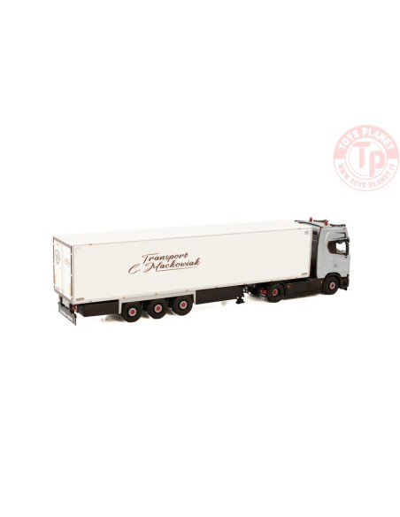 SCANIA S HIGHLINE CS20H 4X2 REEFER TRAILER - 3 AXLE - Mackowiak WSI 01-3504 WSI MODELS SCANIA S HIGHLINE CS20H 4X2 REEFER TRAILER - 3 AXLE - Mackowiak WSI 01-3504 WSI MODELS